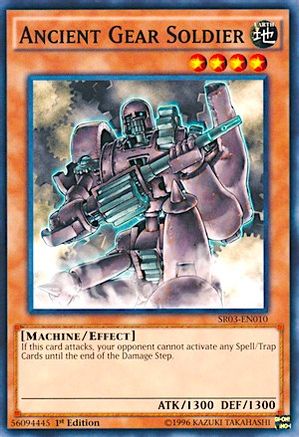 Ancient Gear Soldier (Common) (SR03-EN010) - Structure Deck: Machine Reactor 1st Edition