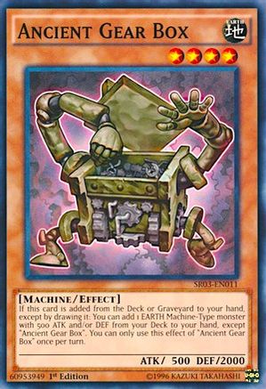 Ancient Gear Box (Common) (SR03-EN011) - Structure Deck: Machine Reactor 1st Edition