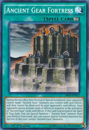 Ancient Gear Fortress (Common) (SR03-EN022) - Structure Deck: Machine Reactor 1st Edition