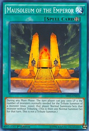 Mausoleum of the Emperor (Common) (SR03-EN026) - Structure Deck: Machine Reactor Unlimited