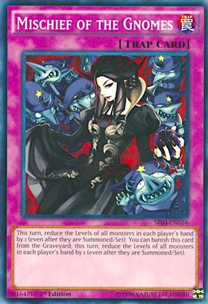 Mischief of the Gnomes (Common) (SR03-EN034) - Structure Deck: Machine Reactor 1st Edition