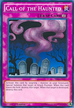 Call of the Haunted (Common) (SR03-EN037) - Structure Deck: Machine Reactor Unlimited