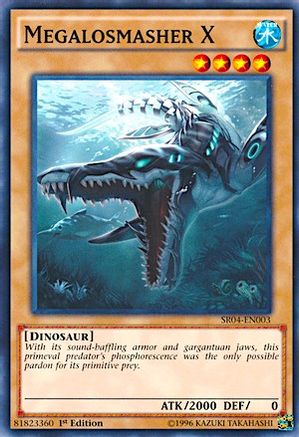 Megalosmasher X (Common) (SR04-EN003) - Structure Deck: Dinosmasher's Fury Unlimited
