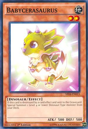 Babycerasaurus (Common) (SR04-EN013) - Structure Deck: Dinosmasher's Fury Unlimited