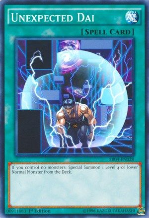 Unexpected Dai (Common) (SR04-EN028) - Structure Deck: Dinosmasher's Fury Unlimited