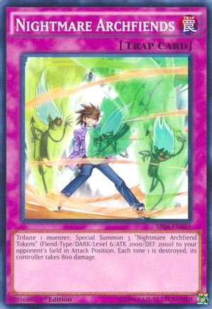 Nightmare Archfiends (Common) (SR04-EN035) - Structure Deck: Dinosmasher's Fury 1st Edition