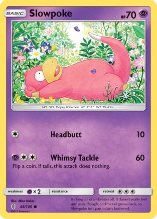 Slowpoke (048/145) [SM  Guardians Rising] - Common