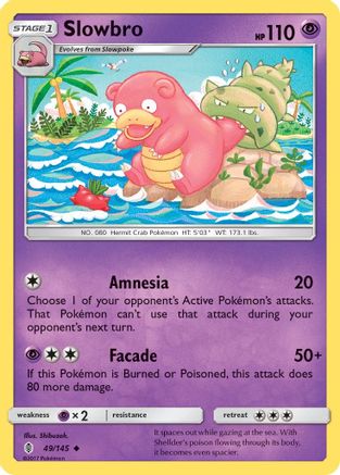 Slowbro (049/145) [SM  Guardians Rising] - Uncommon