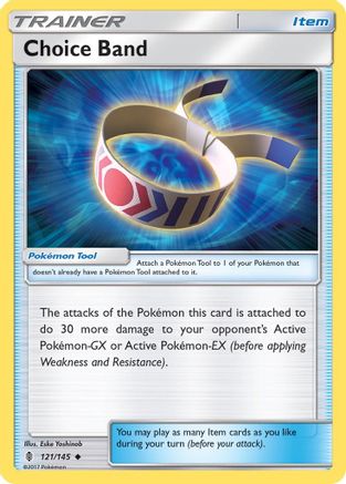 Choice Band (121/145) [SM  Guardians Rising] Reverse Holofoil - Uncommon