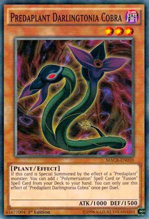 Predaplant Darlingtonia Cobra (Common) (MACR-EN010) - Maximum Crisis 1st Edition