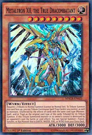Metaltron XII, the True Dracombatant (Super Rare) (MACR-EN025) - Maximum Crisis Unlimited