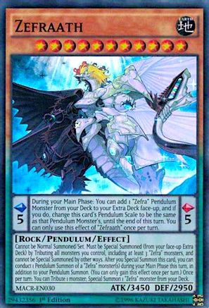 Zefraath (Super Rare) (MACR-EN030) - Maximum Crisis 1st Edition