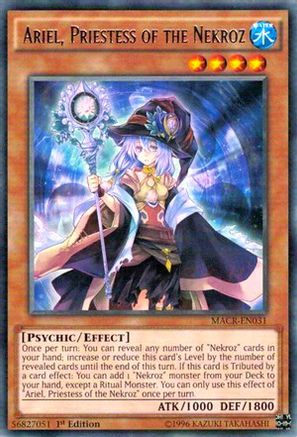Ariel, Priestess of the Nekroz (Rare) (MACR-EN031) - Maximum Crisis Unlimited