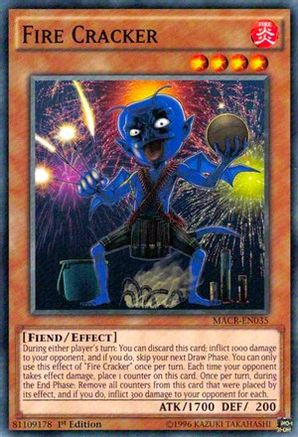Fire Cracker (Common) (MACR-EN035) - Maximum Crisis 1st Edition