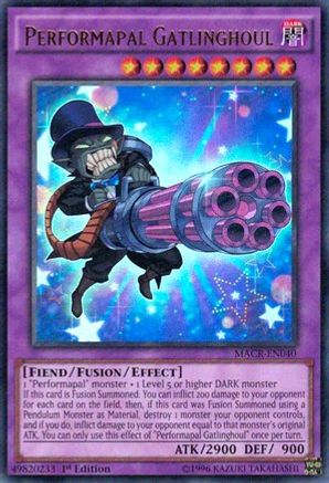 Performapal Gatlinghoul (Ultra Rare) (MACR-EN040) - Maximum Crisis 1st Edition