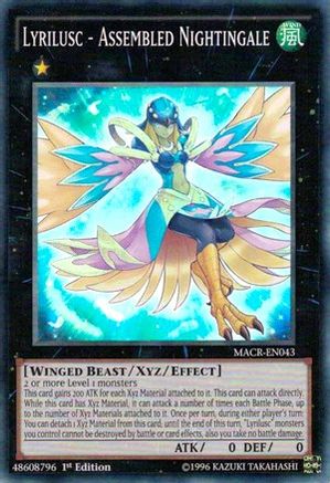 Lyrilusc - Assembled Nightingale (Super Rare) (MACR-EN043) - Maximum Crisis Unlimited