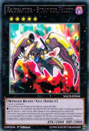 Raidraptor - Stranger Falcon (Rare) (MACR-EN044) - Maximum Crisis Unlimited