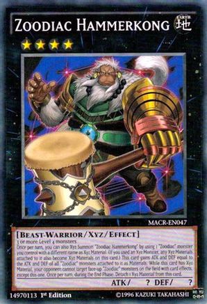Zoodiac Hammerkong (Common) (MACR-EN047) - Maximum Crisis 1st Edition