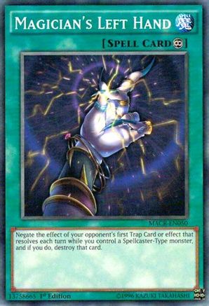 Magician's Left Hand (Common) (MACR-EN050) - Maximum Crisis 1st Edition