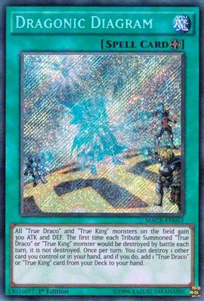 Dragonic Diagram (Secret Rare) (MACR-EN053) - Maximum Crisis 1st Edition