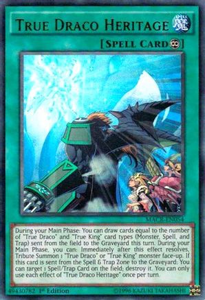 True Draco Heritage (Ultra Rare) (MACR-EN054) - Maximum Crisis Unlimited
