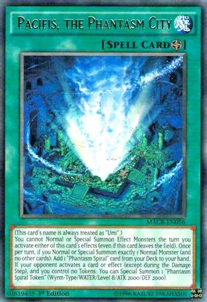 Pacifis, the Phantasm City (Rare) (MACR-EN056) - Maximum Crisis 1st Edition