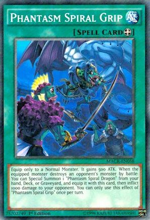 Phantasm Spiral Grip (Common) (MACR-EN058) - Maximum Crisis Unlimited