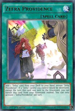 Zefra Providence (Rare) (MACR-EN061) - Maximum Crisis 1st Edition