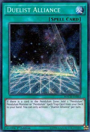 Duelist Alliance (Secret Rare) (MACR-EN063) - Maximum Crisis 1st Edition