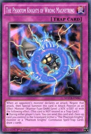 The Phantom Knights of Wrong Magnetring (Common) (MACR-EN067) - Maximum Crisis 1st Edition