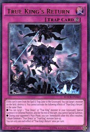 True King's Return (Ultra Rare) (MACR-EN069) - Maximum Crisis Unlimited