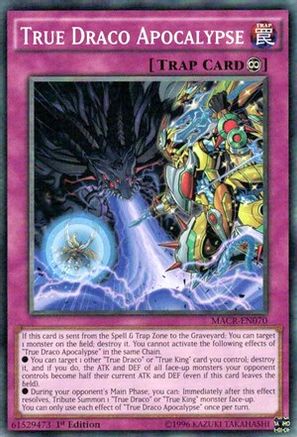 True Draco Apocalypse (Common) (MACR-EN070) - Maximum Crisis 1st Edition