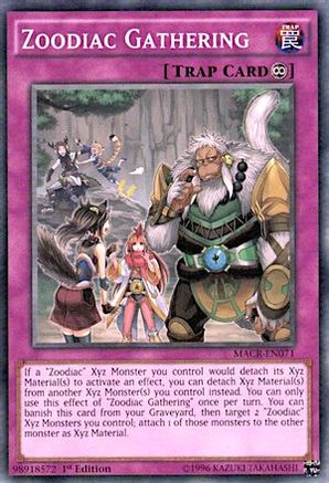 Zoodiac Gathering (Common) (MACR-EN071) - Maximum Crisis 1st Edition