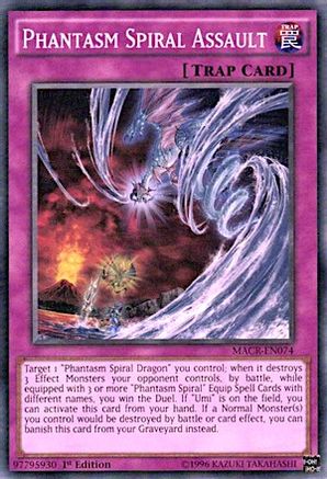 Phantasm Spiral Assault (Common) (MACR-EN074) - Maximum Crisis 1st Edition