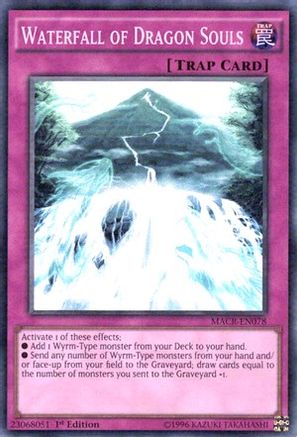 Waterfall of Dragon Souls (Super Rare) (MACR-EN078) - Maximum Crisis Unlimited