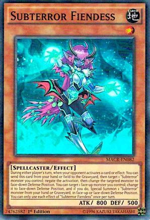 Subterror Fiendess (Super Rare) (MACR-EN082) - Maximum Crisis Unlimited