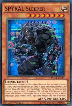 SPYRAL Sleeper (Super Rare) (MACR-EN086) - Maximum Crisis Unlimited