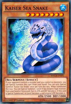 Kaiser Sea Snake (Common) (MACR-EN091) - Maximum Crisis Unlimited