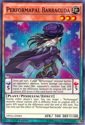 Performapal Barracuda (Super Rare) (DPDG-EN003) - Duelist Pack: Dimensional Guardians 1st Edition