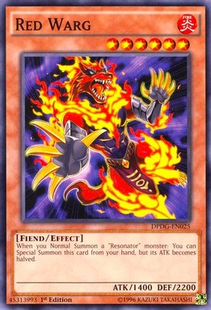 Red Warg (Common) (DPDG-EN025) - Duelist Pack: Dimensional Guardians 1st Edition