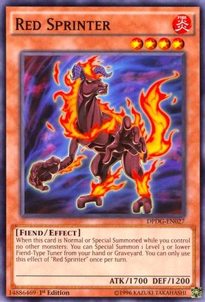 Red Sprinter (Common) (DPDG-EN027) - Duelist Pack: Dimensional Guardians 1st Edition
