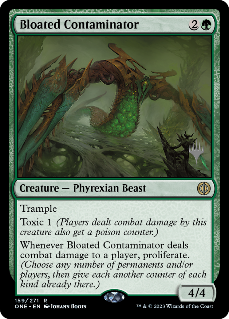 Bloated Contaminator (PPONE-159) [Promo Pack: Phyrexia: All Will Be One Promos]