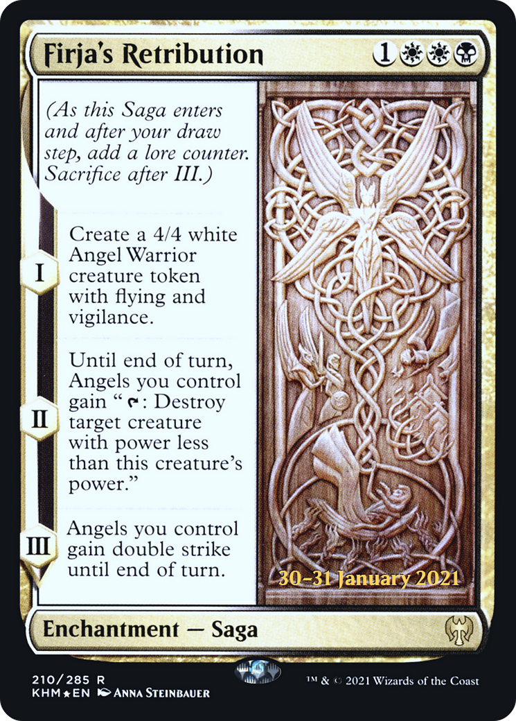 Firja's Retribution (PRE-210) [Kaldheim Promos] Foil