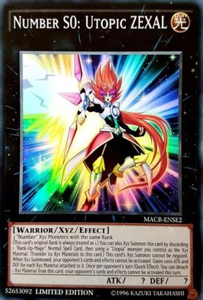 Number S0: Utopic ZEXAL (Super Rare) (MACR-ENSE2) - Maximum Crisis Limited