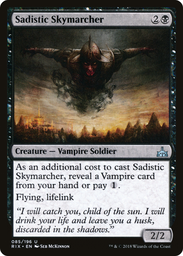Sadistic Skymarcher (RIX-085) [Rivals of Ixalan]