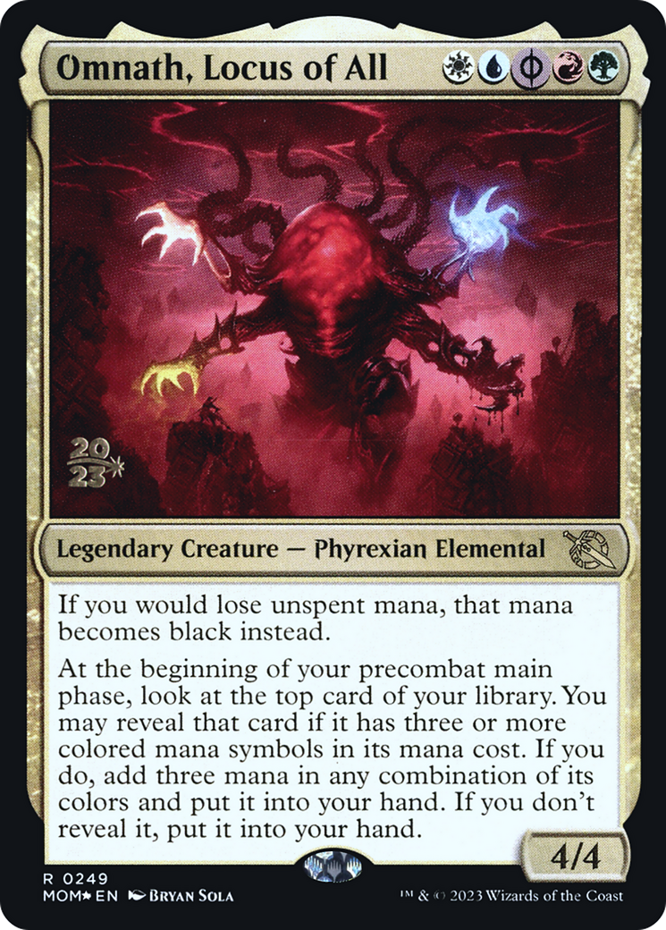 Omnath, Locus of All (PRE-249) [March of the Machine Promos] Foil