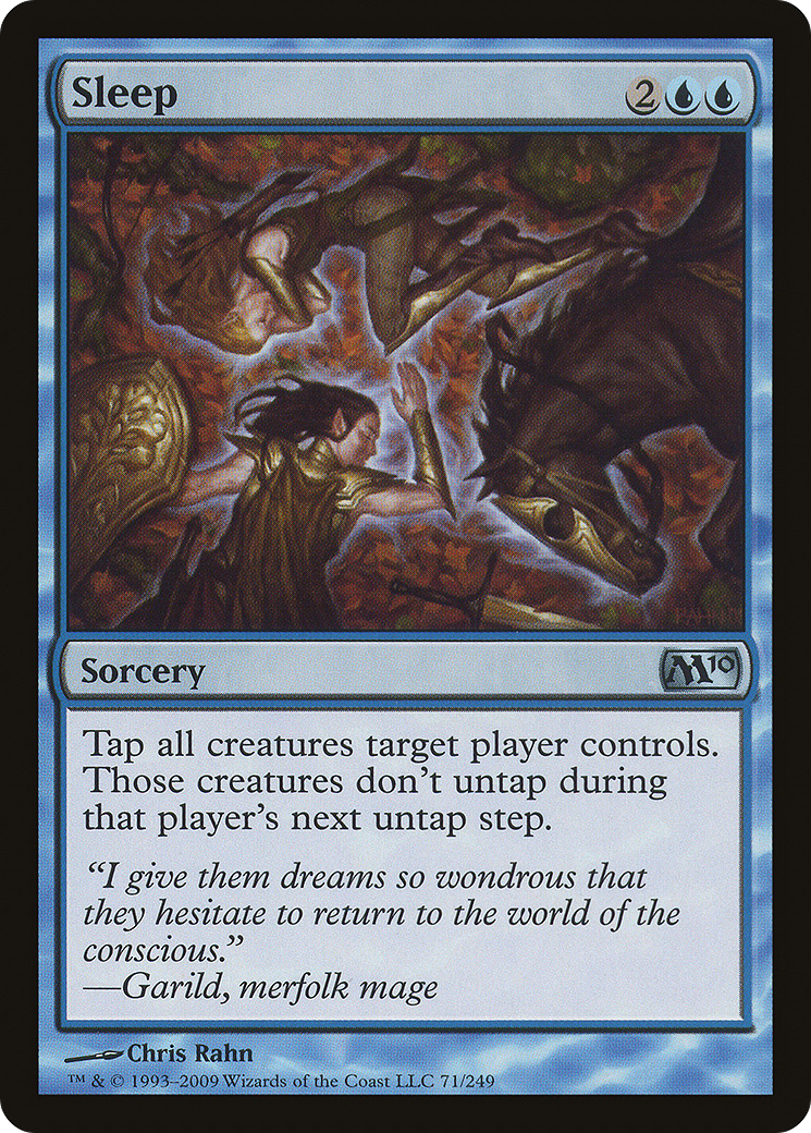 Sleep (M10-071) [Magic 2010] Foil