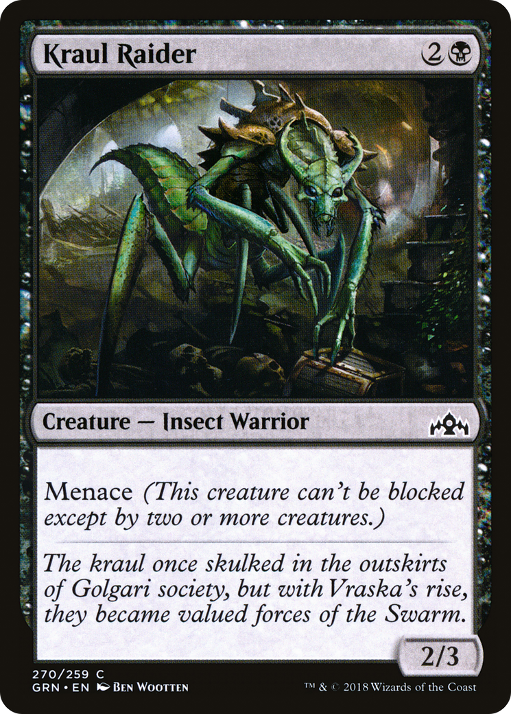 Kraul Raider (GRN-270) [Guilds of Ravnica] Foil