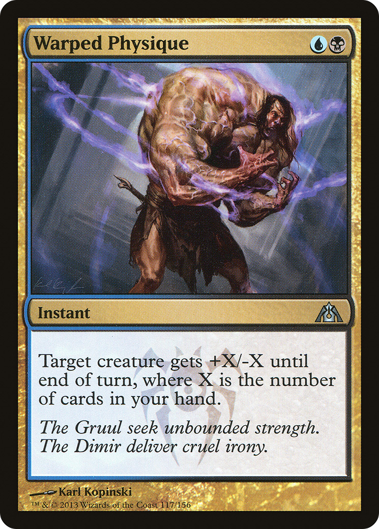 Warped Physique (DGM-117) [Dragon's Maze] Foil