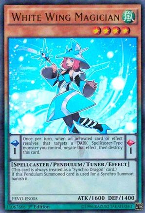 White Wing Magician (Ultra Rare) (PEVO-EN005) - Pendulum Evolution 1st Edition